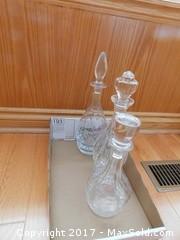 Crystal Decanters- A