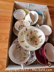 Paragon Aynsley and Other Assorted Cups And Saucers- A