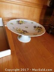 Limoges Footed Platter  - A