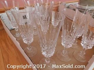 Crystal Champagne Glasses- A