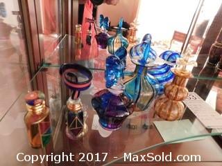 Murano Glass Perfume Bottles - A