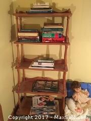 Bookshelf With Contents