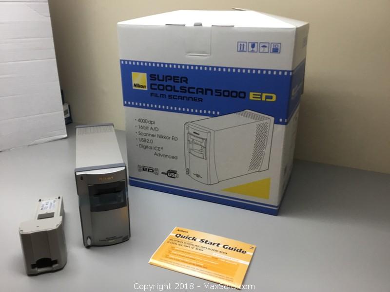 Film Scanner Nikon Super Coolscan Ls 5000 Ed Auction Maxsold