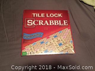 Tile lock Scrabble Board Game A