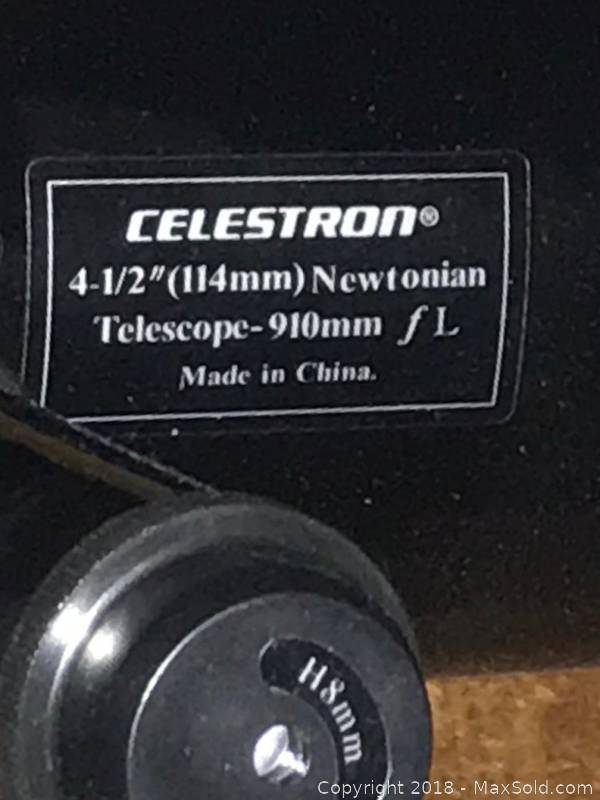 celestron newtonian telescope 910mm